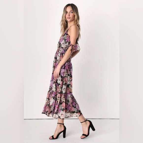NWT Floral Midi Dress - Picture 3 of 5
